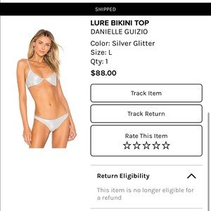 Danielle Guizio glitter bikini